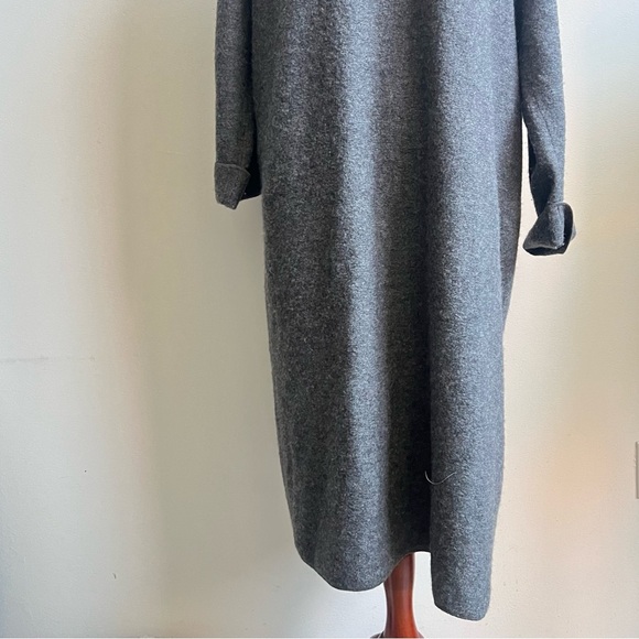 Jessica Holbrook Gray 100% wool oversized cardigan sweater Plus size Womens 1X - Picture 9 of 9